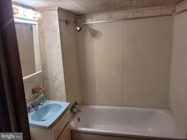 11 Green St, Frostburg, MD 21532 - bathroom featuring shower / bathing tub combination and vanity
