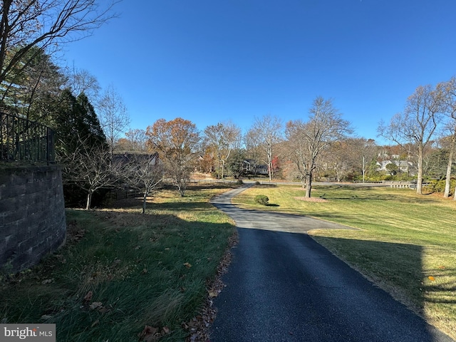 view of road