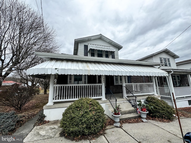 bungalow with a porch