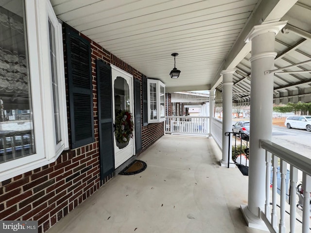 view of patio / terrace featuring a porch