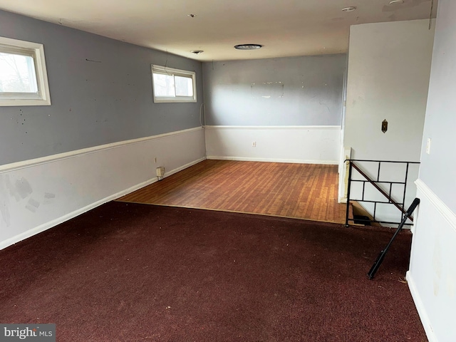 empty room with carpet floors