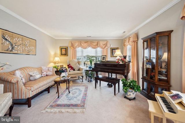 136 Sandpiper Ln, West Deptford, NJ 08086 - living area with crown molding and carpet