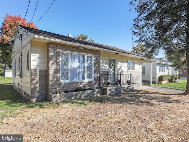 view of front of property