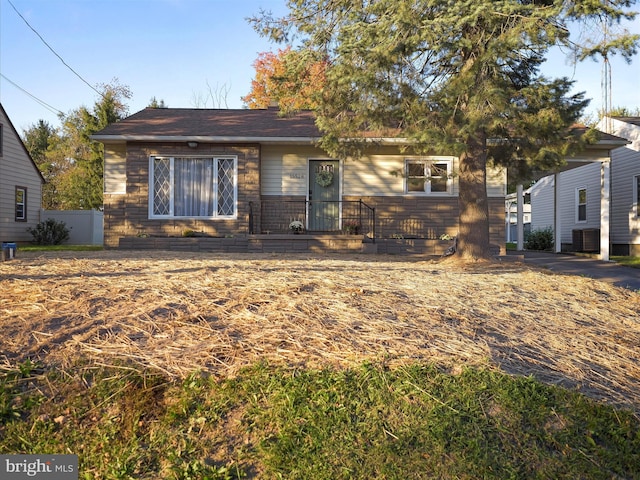 view of front of home