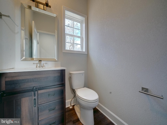 12544 Woodsboro Pike, Keymar, MD 21757 - bathroom featuring hardwood / wood-style floors, vanity, and toilet