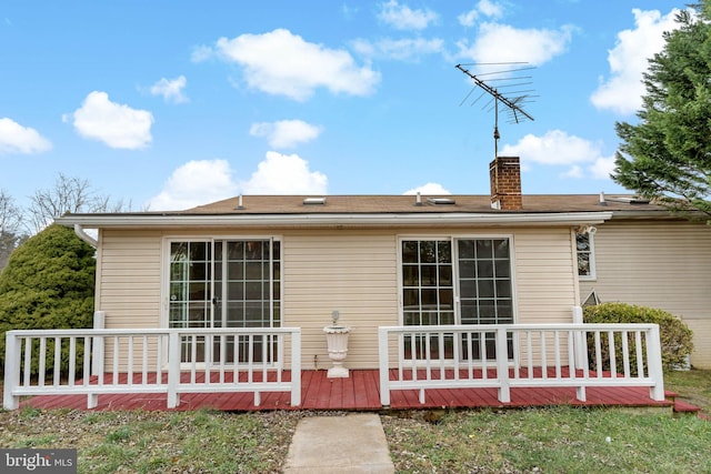 view of rear view of house