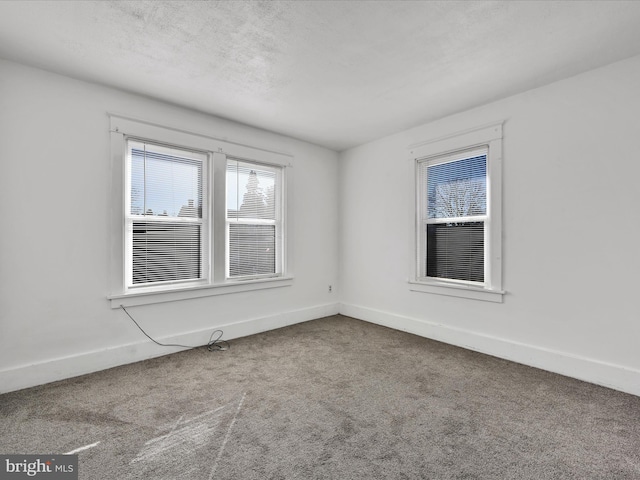 spare room featuring carpet floors