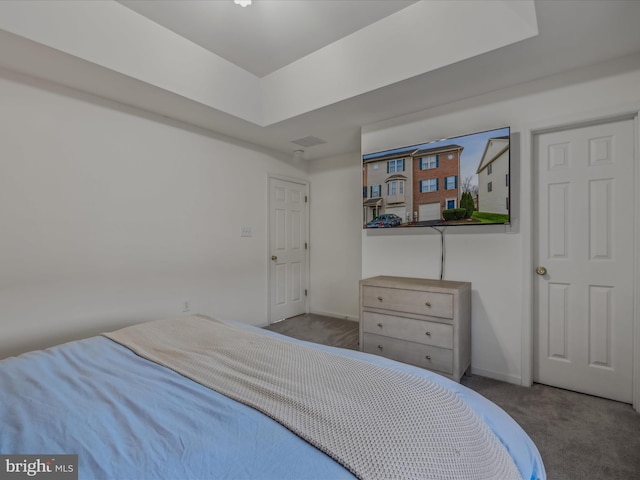 bedroom with carpet floors