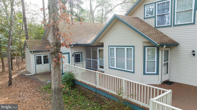 rear view of house with a patio area