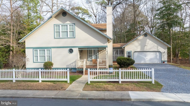 view of front of property