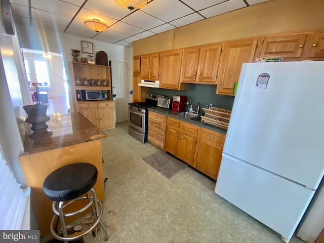 kitchen featuring sink and stainless steel appliances