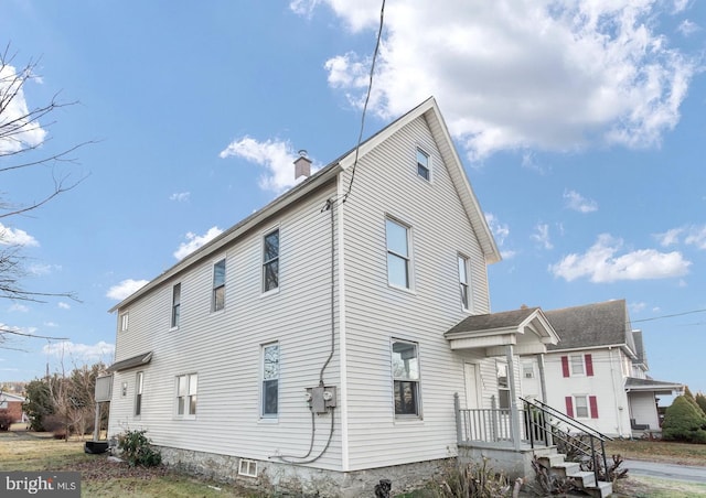 view of front of property