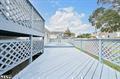 view of snow covered deck