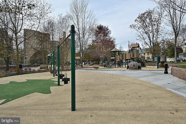 view of home's community featuring a playground