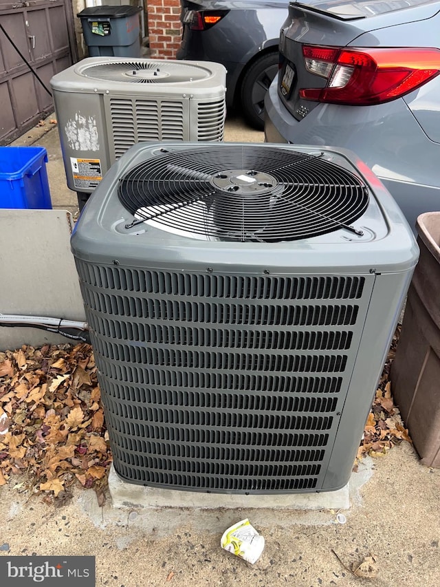 exterior details featuring central AC unit