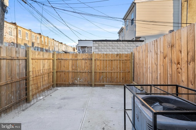 view of patio with cooling unit