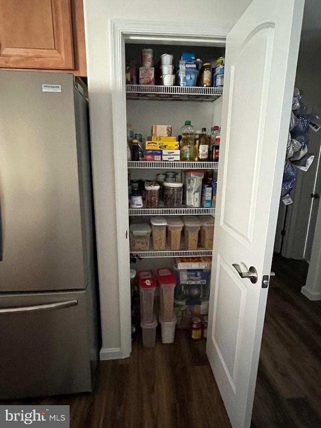 view of pantry