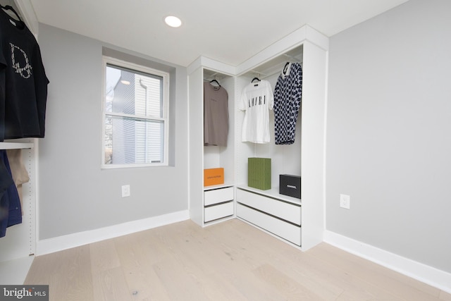 mudroom with light wood-type flooring