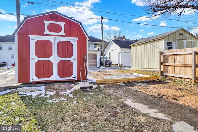 view of outbuilding