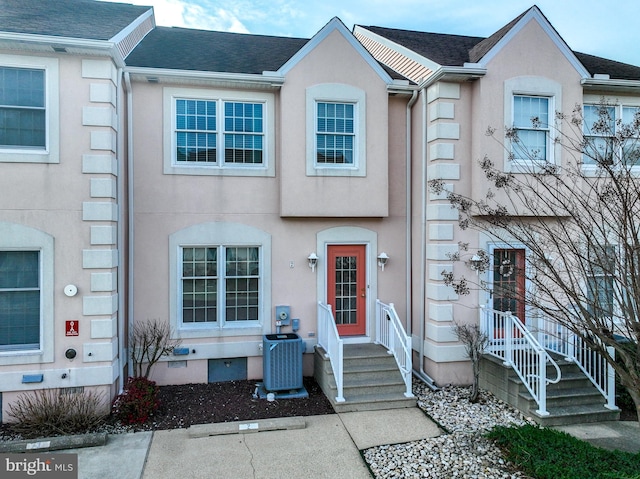 view of property with cooling unit