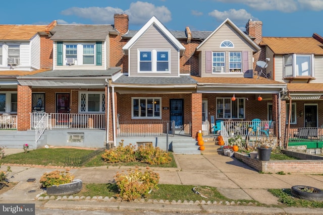 multi unit property with cooling unit and covered porch