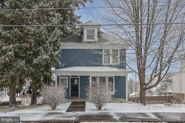 view of front of home