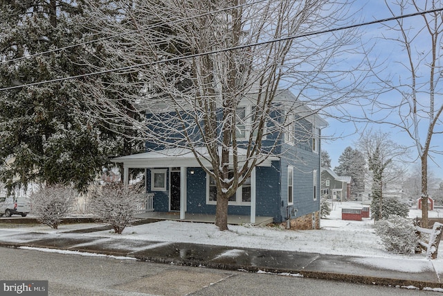 view of front of house with a porch