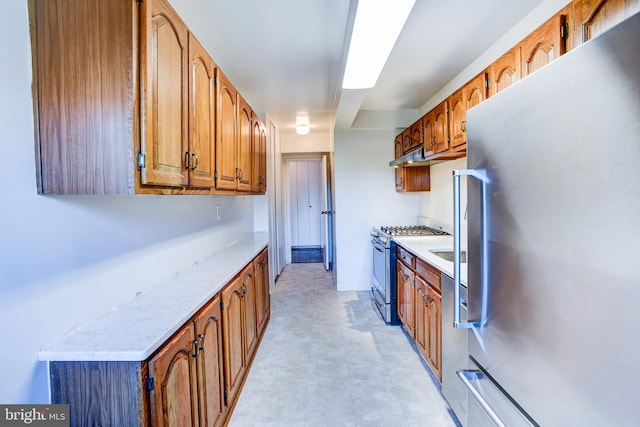 kitchen featuring appliances with stainless steel finishes