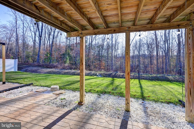 view of patio