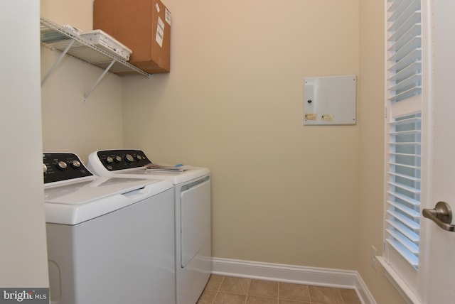 laundry area featuring independent washer and dryer