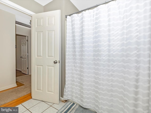 bathroom featuring tile patterned floors