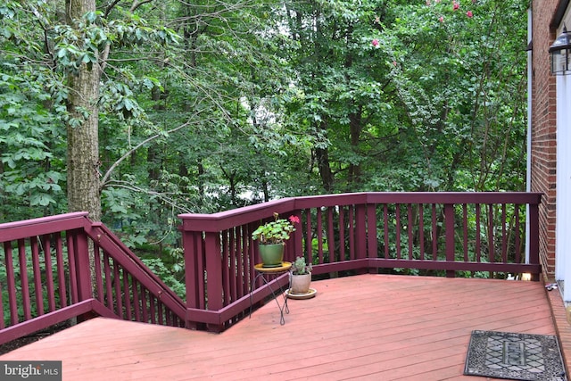 view of deck