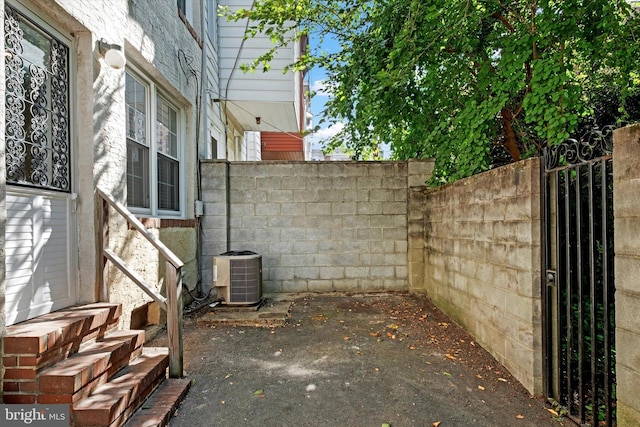 view of patio / terrace featuring cooling unit