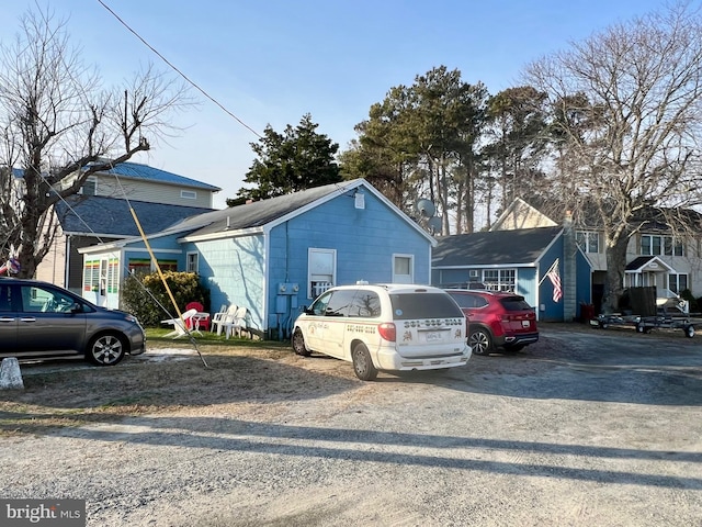 view of front of property