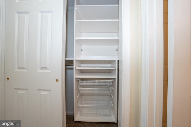 view of closet