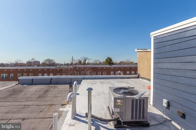 exterior details with central air condition unit