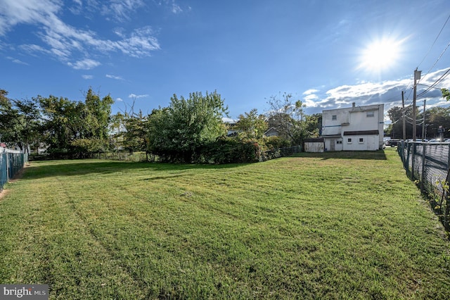 view of yard