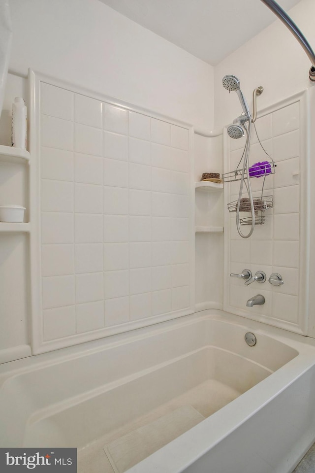 bathroom featuring tub / shower combination