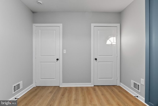 interior space featuring light hardwood / wood-style flooring