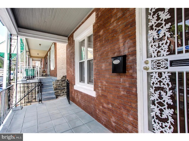 view of patio / terrace featuring a porch