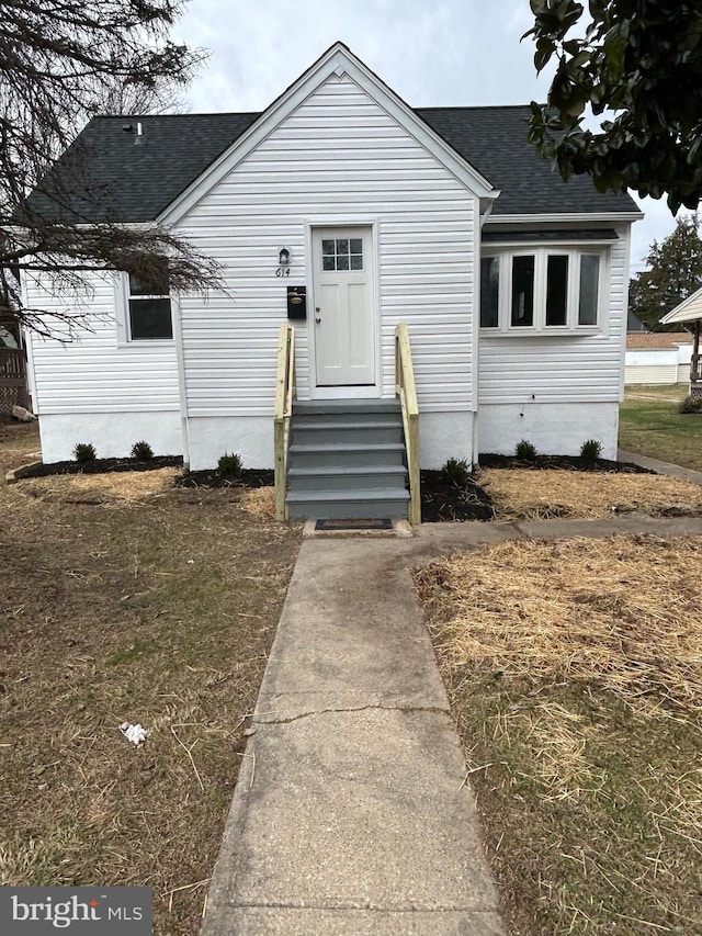 view of bungalow