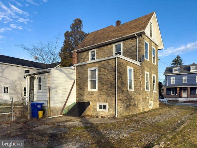 view of rear view of house