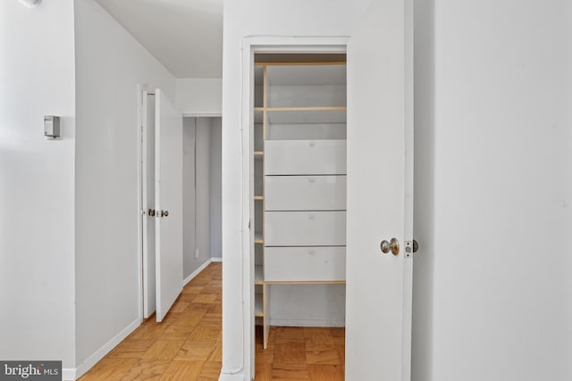 view of closet