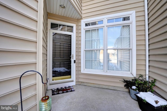 view of entrance to property