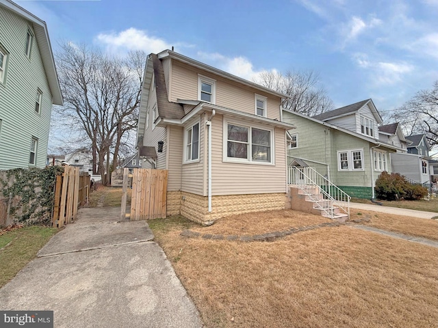 view of front of home