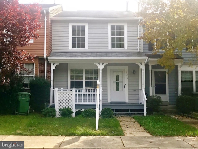 view of front facade with a porch