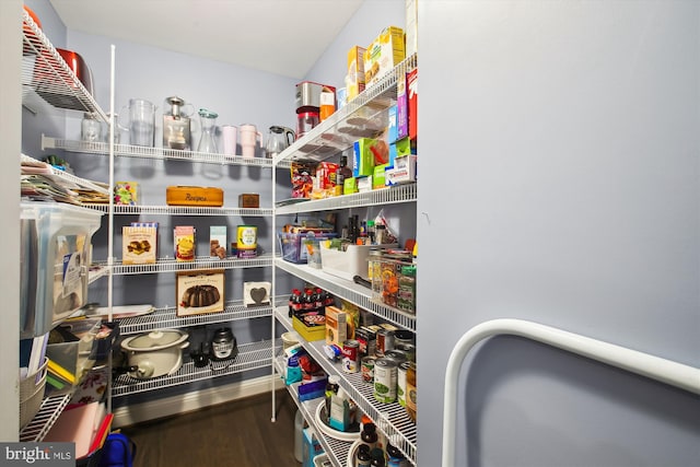 view of pantry