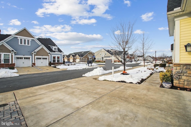 exterior space featuring a garage