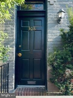 view of entrance to property