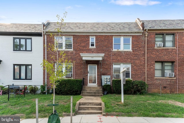 view of property with a front yard